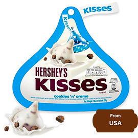 Hershey's Kisses Cookies 'N' Creme-150gram