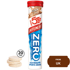 HIGH5 ZERO Caffeine Hit, Electrolyte Hydration Tablets, Cola Flavour 80gram