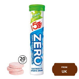 HIGH5 ZERO Electrolyte Hydration Tablets, Citrus Flavour-20 Tablets