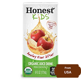Honest Kids Appley Ever After Apple Organic Fruit Juice 177 ml