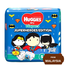Huggies Dry Baby Diapers Super Heros Edition S (4-8 kg)