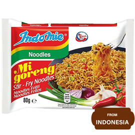 Indomie Noodles, Mi Goreng, Stir Fry Spicy 80 gram