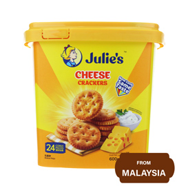 Julie's Cheese Crackers (24 convi packs) 600 gram