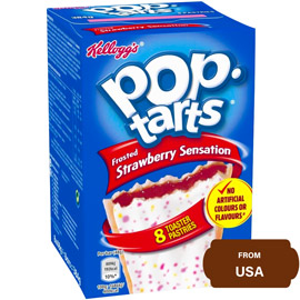 Kellogg’s Pop Tarts Frosted Strawberry Sensation 384gram