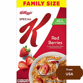 Kellogg's Special K, Breakfast Cereal, Red Berries, With Real Strawberries 552 gram