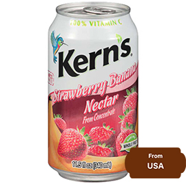 Kern's Strawberry Banana Nectar Drinks 340ml