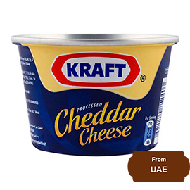 Kraft Processed Cheddar Cheese Tin 190 gram