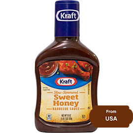 Kraft Sweet Honey Slow-Simmered BBQ Sauce 510gram