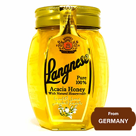 Langnese Pure 100% Acacia Honey with Natural Honeycomb 500gram