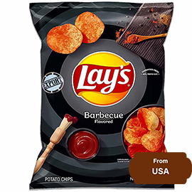 Lay's Barbecue Flavoured Potato Crisps 184.2 gram