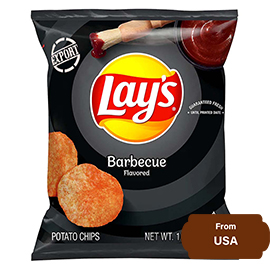 Lay's Barbecue Flavoured Potato Crisps 28.3 gram