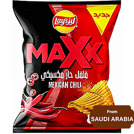Lays Max Mexican Chili Flavor Potato Chips 85gram
