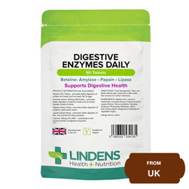 Lindens Health + Nutrition Digestive Enzymes Daily-90 Tablets