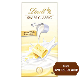 Lindt Swiss Classic White Chocolate-100gram