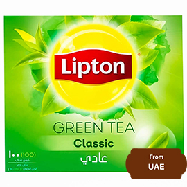 Lipton Green Tea Classic 150gram (1.5 gram 100 Sachet)