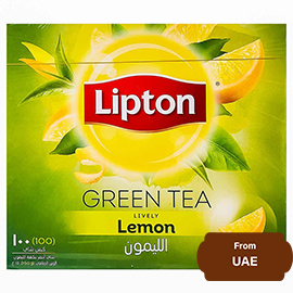 Lipton Green Tea Lively Lemon-150gram (1.5 gram 100 Sachet)