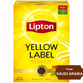 Lipton Yellow Label Black Tea 200gram (2g x100 sachets)