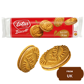 Lotus Biscoff-Biscoff Cream Flavour Cookies 110gram