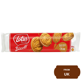 Lotus Biscoff-Biscoff Cream Flavour Cookies-150 gram