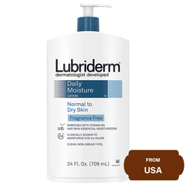 Lubriderm Dermatologist Developed, Daily Moisture Lotion for Normal to Dry Skin 473ml