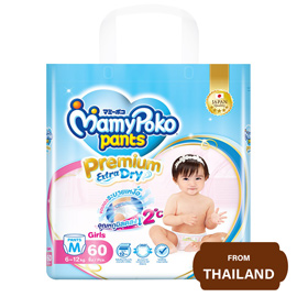 MamyPoko Pants Premium Extra Dry Pants for Girls M (6-12 kg)