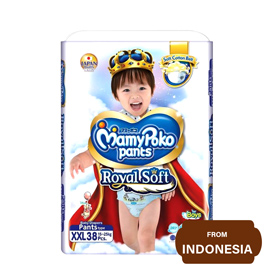 MamyPoko Pants Royal Soft Baby Diaper for Boys XXL (15-25 kg)