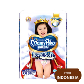 MamyPoko Pants Royal Soft Baby Diaper for Girls XXL (15-25 kg)