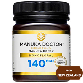 MANUKA DOCTOR Premium Quality Manuka Honey Monofloral 140 MGO 250gram