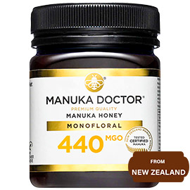 MANUKA DOCTOR Premium Quality Manuka Honey Monofloral 440 MGO 250gram