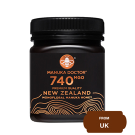 MANUKA DOCTOR-Premium Quality Manuka Honey Monofloral 740 MGO 250 gram