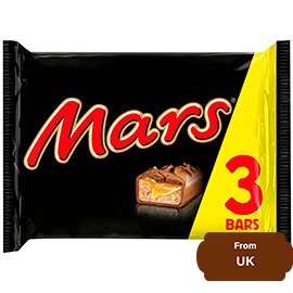 Mars Chocolate 3 Bar-118.2gram (39.4gram 3 bar)