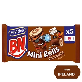 McVitie's BN Chocolate Flavour Mini Rolls-5 Individually Wrapped Rolls