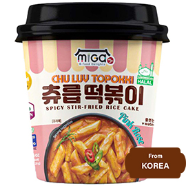 Miga Chu Luv Topokki Spicy Stir Fried Rice Cake (Pink Rose) 140gram