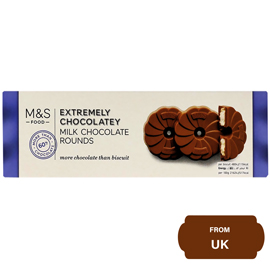 M&S Extremely Chocolatey Milk Chocolate Rounds-200 gram