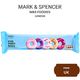 M&S Iced Party Rings 125gram