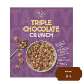 M&S Triple Chocolate Crunch Cereal-500 gram