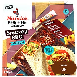 Nando's Smokey BBQ Peri-Peri Wrap Kit 260 Gram