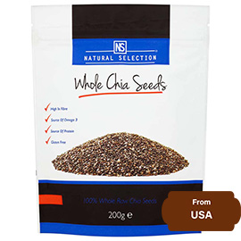Natural Selection Whole Chia Seeds 200gram