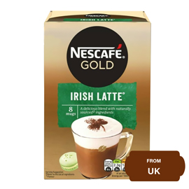 Nescafe Gold Irish Latte Instant Coffee-176 gram (22g x 8 Sachets)