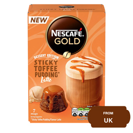 NESCAFÉ GOLD Sticky Toffee Pudding Latte-140 gram (20 gram x 7 Sachets)