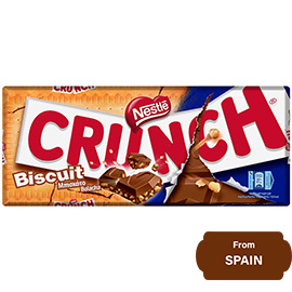 Nestle Crunch Biscuit Chocolate bar - 100gram
