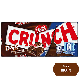 Nestle Crunch Dark Chocolate Bar 100gram