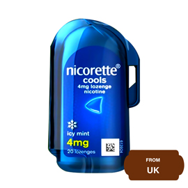 Nicorette Cools 4mg Lozenge-Icy Mint flavour-20 lozenges