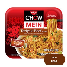 Nissin Chow Mein, Teriyaki Beef Flavor 113 gram
