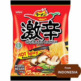 Nissin Gekikara Ramen Hot Spicy 109gram