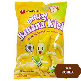 Nongshim Banana Kick Corn Snack 45gram