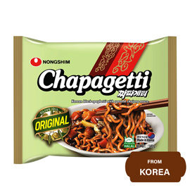 Nongshim Chapagetti Korean Black Spaghetti with Roasted Chajang Sauce-140 gram