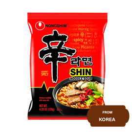 Nongshim Shin Ramyun Noodle Soup Gourmet Spicy-120 gram