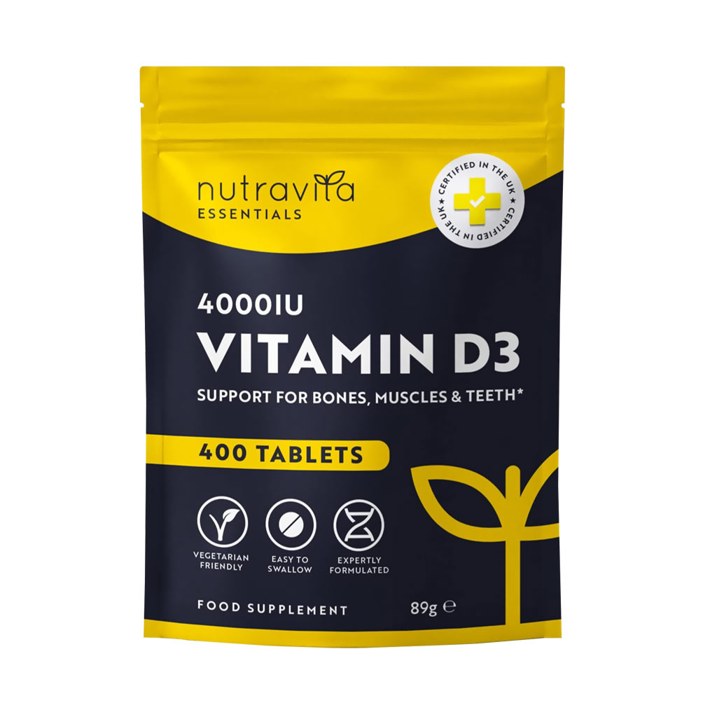 Nutravita Essentials Vitamin D3 Tablets 4000 IU 400 Tablets