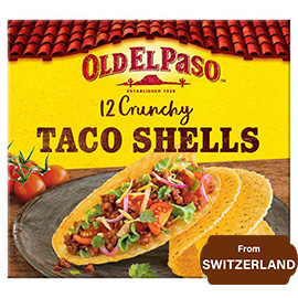 Old El Paso Taco Shells, 12 shells 156gram